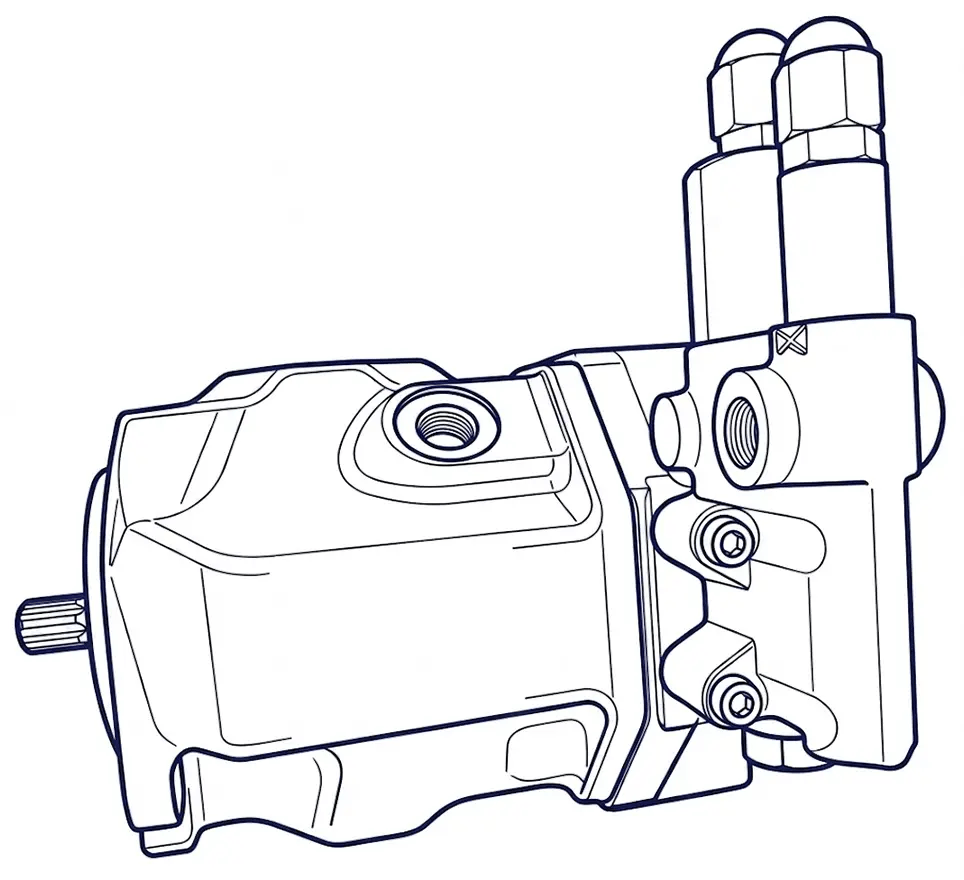 Axial piton pumps-variable